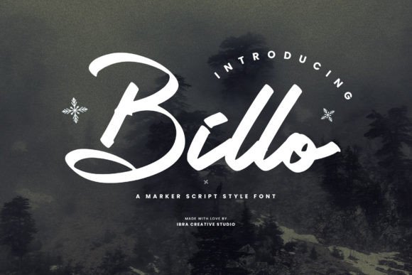 Billo: A Marker Script Font Full of Lively Charm