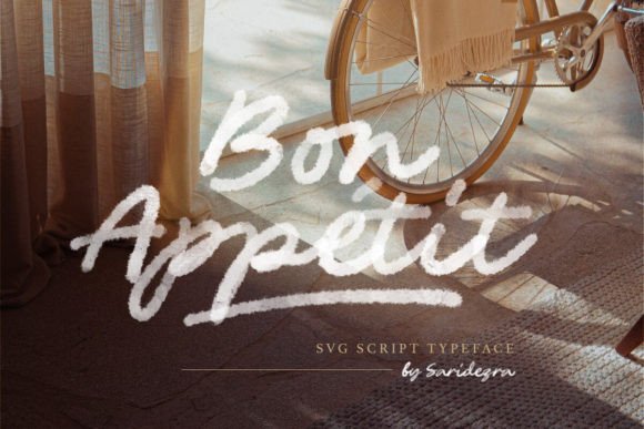 Bon Appetit: A Watercolor Script for Authentic Design