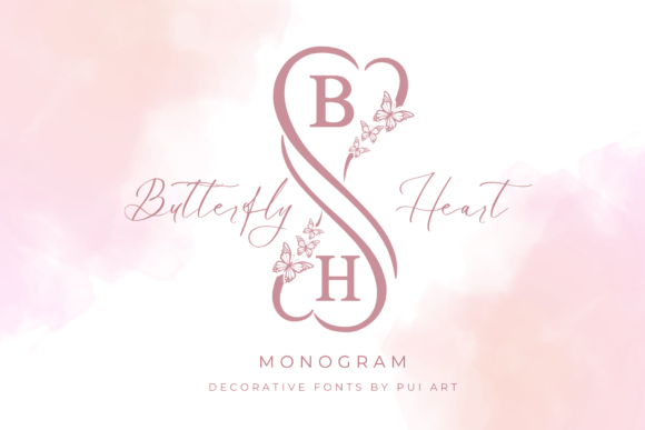 Butterfly Heart Monogram: Elevating Your Special Occasion Designs