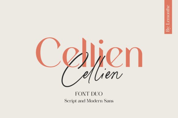 Cellien: A Font Duo That Balances Flow and Form