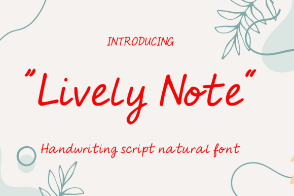 Discovering Lively Note: The Font That Feels Like a Personal Journal