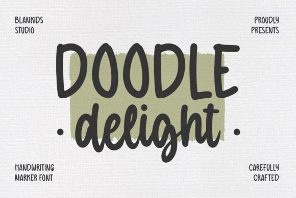 Doodle Delight: The Rounded Marker Script for Authentic Design