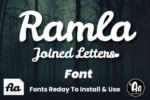 Ramla: The Connected Script Font for Seamless Craft