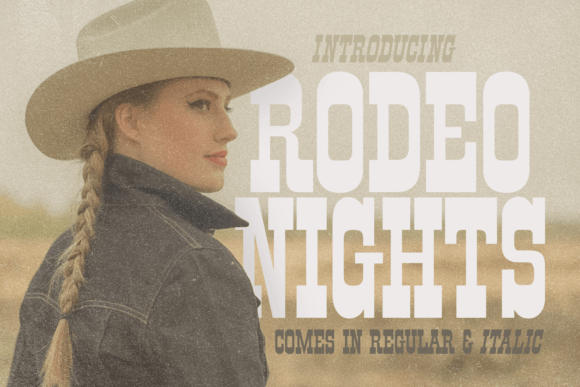 Rodeo Nights: The Slab Serif with Western Soul